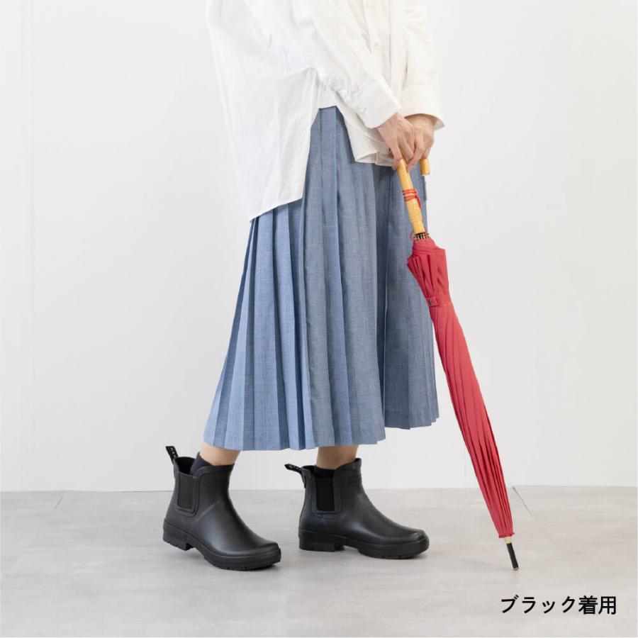 レインブーツ レディース ショート 柔らかい おしゃれ 雨 防水 ショート 長靴 雨靴 サイドゴア レインシューズ AH-602 サイドゴアレインブーツ | カジメイク | 16