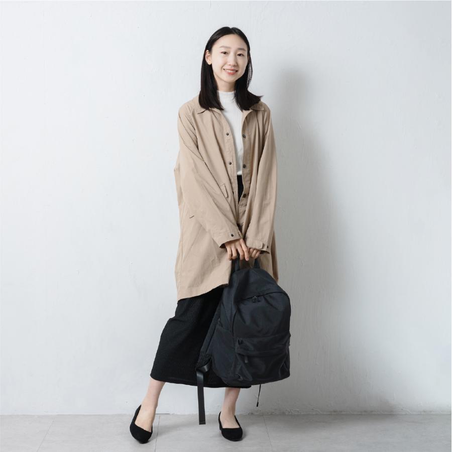 リュック レディース 通勤 パソコン a4 a4対応 きれいめ 軽量 軽い メンズ  ナイロン 軽い pc pc収納 仕切り 通学 おしゃれ 黒 AH-700 スムースデイパック | AME TO HARE | 06