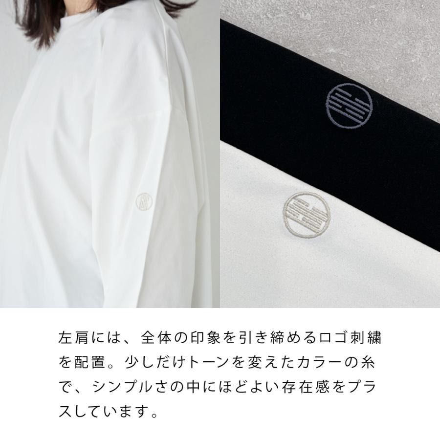 Tシャツ レディース 長袖 汗染み防止 防汚加工 UVカット UPF50+ UV対策 紫外線対策 シンプル ゆったり 体型カバー 形態安定 AH-1001 レディース長袖Tシャツ | AME TO HARE | 19