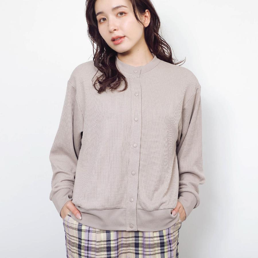 カーディガン レディース  UVカット UPF30 UV UV対策 紫外線 ワッフル 吸水速乾 涼しい エアコン対策 冷房対策 AH-1002 レディースUVワッフルカーディガン | AME TO HARE | 12