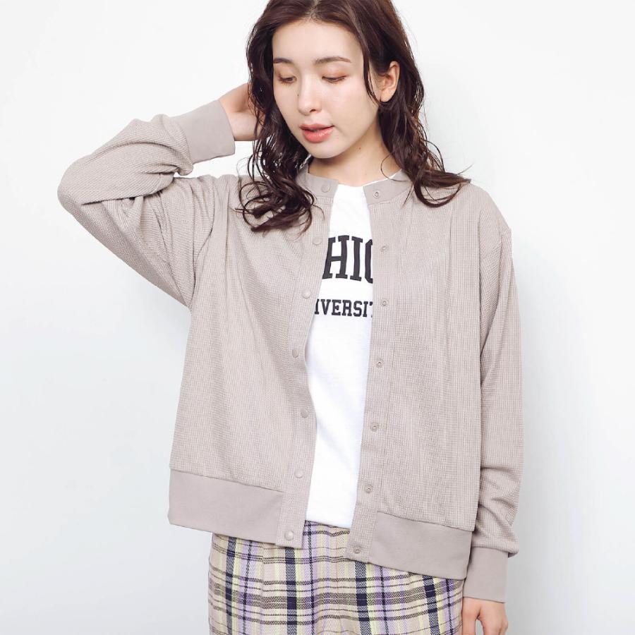 カーディガン レディース  UVカット UPF30 UV UV対策 紫外線 ワッフル 吸水速乾 涼しい エアコン対策 冷房対策 AH-1002 レディースUVワッフルカーディガン | AME TO HARE | 13