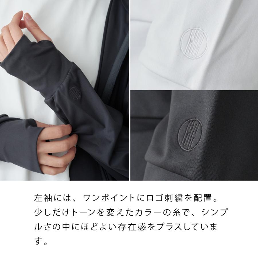 UVカット パーカー レディース 長袖 UPF50+ UV UV対策 紫外線対策 花粉防止 シンプル かわいい ゆったり 指穴 顔まで AH-1003 レディースUVパーカー | AME TO HARE | 15
