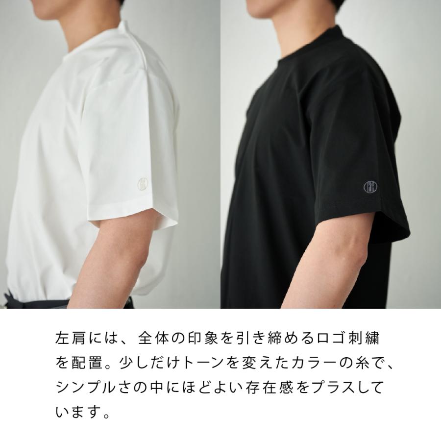 Tシャツ メンズ 半袖 汗染み防止 防汚 防汚加工 UVカット UPF50+ UV UV対策 紫外線対策 シンプル おしゃれ 形態安定 オフィス AH-1005 メンズ半袖Tシャツ | AME TO HARE | 18