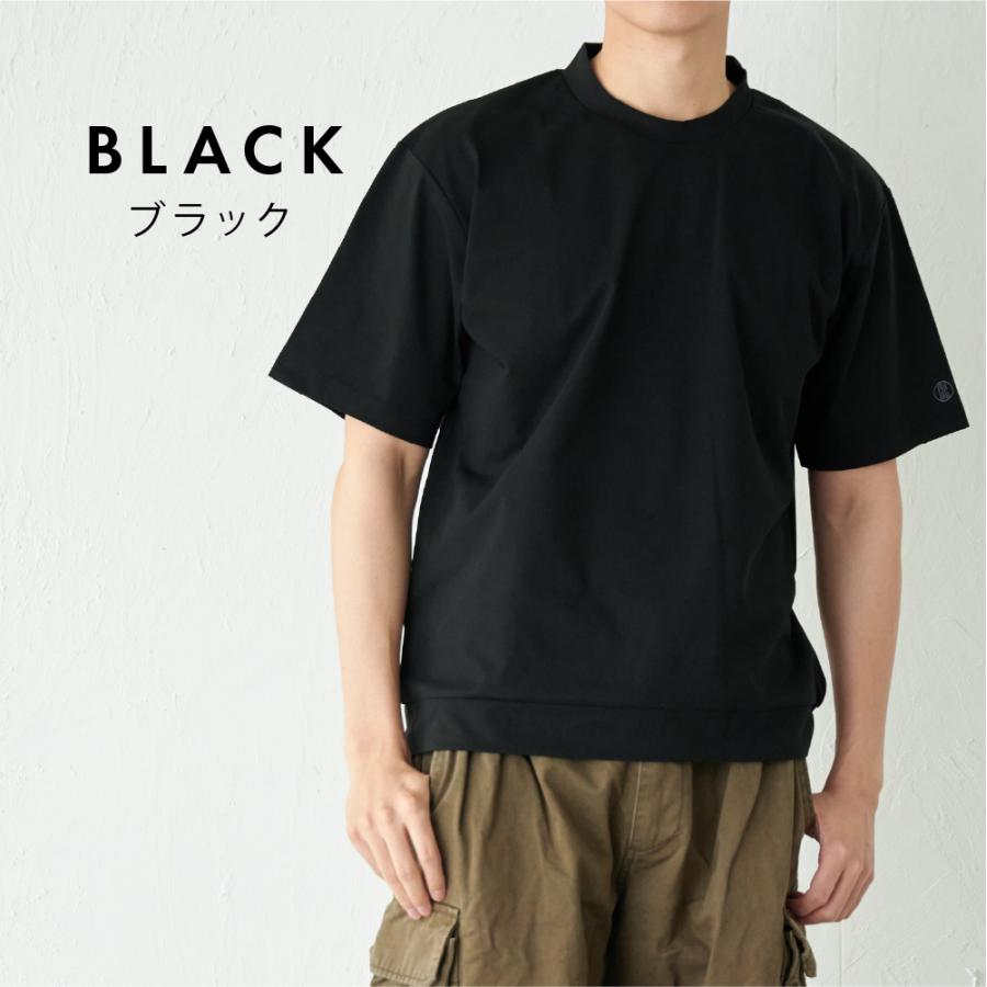 Tシャツ メンズ 半袖 汗染み防止 防汚 防汚加工 UVカット UPF50+ UV UV対策 紫外線対策 シンプル おしゃれ 形態安定 オフィス AH-1005 メンズ半袖Tシャツ | AME TO HARE | 08