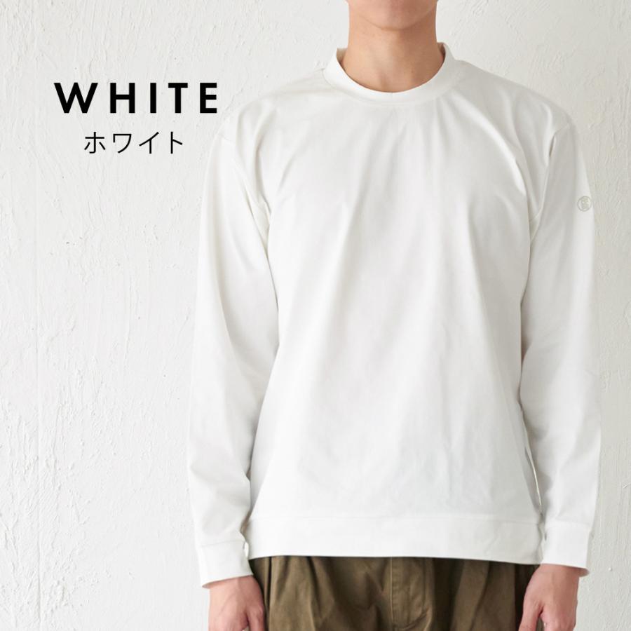 Tシャツ メンズ 長袖 汗染み防止 防汚 防汚加工 UVカット UPF50+ UV UV対策 紫外線対策 シンプル おしゃれ 形態安定 オフィス AH-1006 メンズ長袖Tシャツ | AME TO HARE | 07