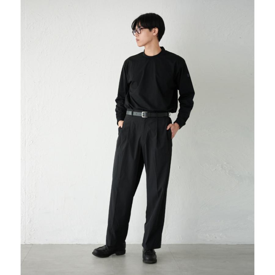 Tシャツ メンズ 長袖 汗染み防止 防汚 防汚加工 UVカット UPF50+ UV UV対策 紫外線対策 シンプル おしゃれ 形態安定 オフィス AH-1006 メンズ長袖Tシャツ | AME TO HARE | 09