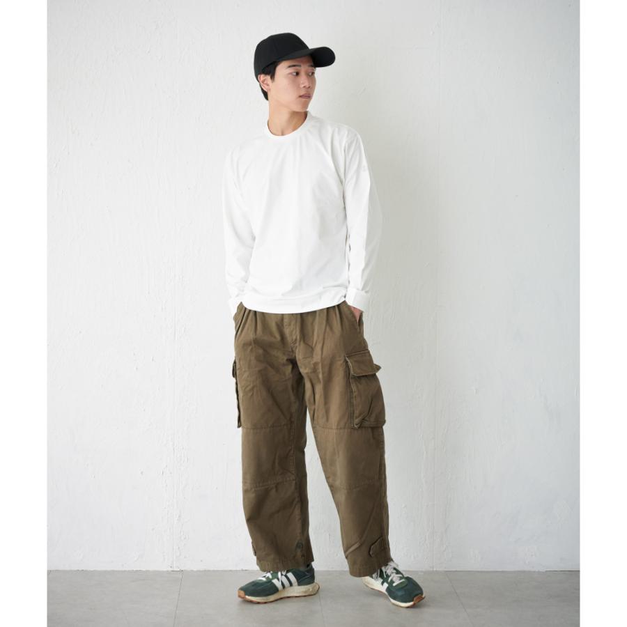 Tシャツ メンズ 長袖 汗染み防止 防汚 防汚加工 UVカット UPF50+ UV UV対策 紫外線対策 シンプル おしゃれ 形態安定 オフィス AH-1006 メンズ長袖Tシャツ | AME TO HARE | 10