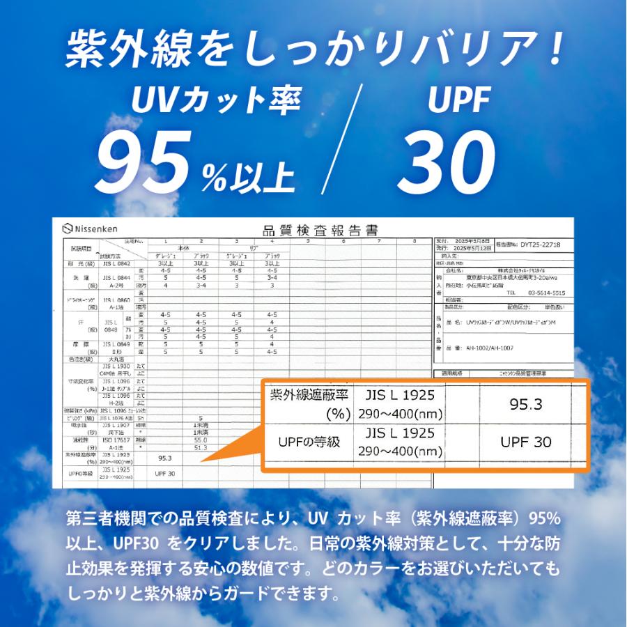 カーディガン  メンズ Vネック UVカット UPF30 UV UV対策 紫外線 ワッフル 吸水速乾 涼しい エアコン対策 冷房対策 AH-1007 メンズUVワッフルカーディガン | AME TO HARE | 02