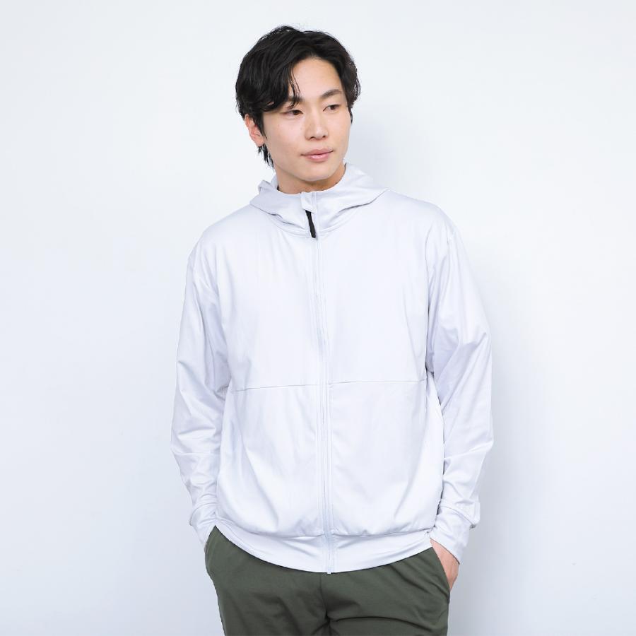 UVカット パーカー メンズ 長袖 UPF50+ UV UV対策 紫外線対策 花粉防止 シンプル 指穴 顔まで AH-1008 メンズUVパーカー | AME TO HARE | 09