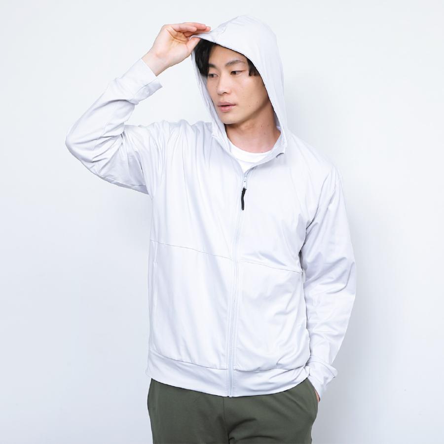 UVカット パーカー メンズ 長袖 UPF50+ UV UV対策 紫外線対策 花粉防止 シンプル 指穴 顔まで AH-1008 メンズUVパーカー | AME TO HARE | 10