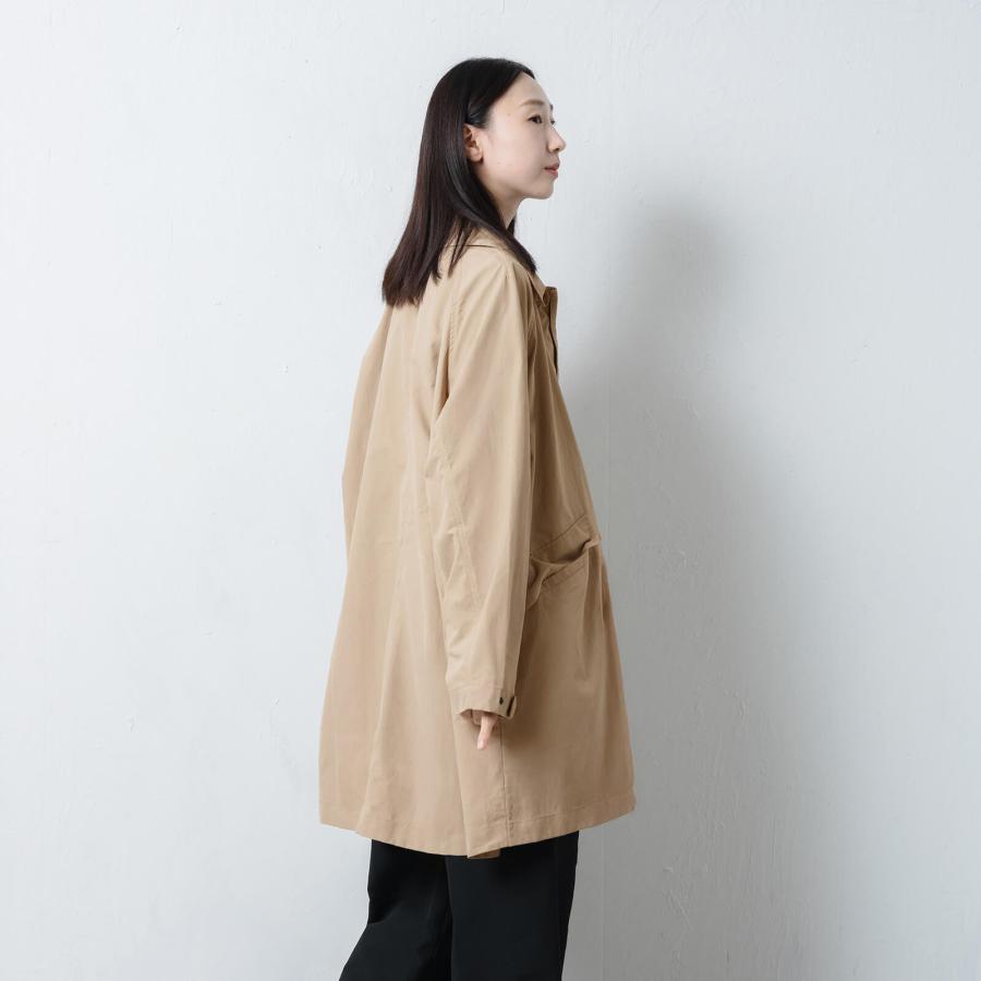 ハーフコート レディース メンズ コート ハーフ丈 撥水 UVカット フード付き 取り外し 軽量 軽い 秋 春 スプリングコート AH-1009 撥水ハーフコート | AME TO HARE | 13