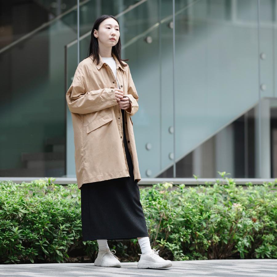ハーフコート レディース メンズ コート ハーフ丈 撥水 UVカット フード付き 取り外し 軽量 軽い 秋 春 スプリングコート AH-1009 撥水ハーフコート | AME TO HARE | 13