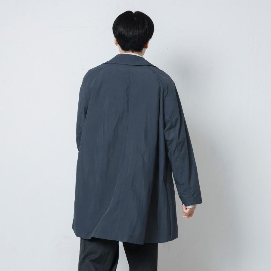 ハーフコート レディース メンズ コート ハーフ丈 撥水 UVカット フード付き 取り外し 軽量 軽い 秋 春 スプリングコート AH-1009 撥水ハーフコート | AME TO HARE | 15