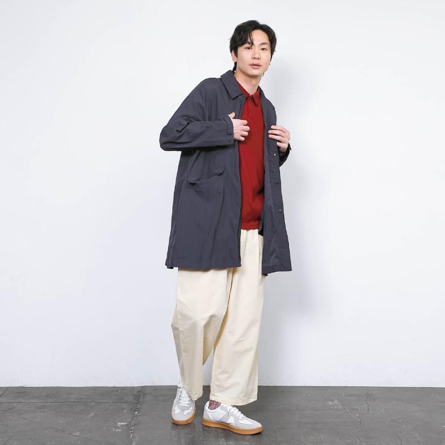 ハーフコート レディース メンズ コート ハーフ丈 撥水 UVカット フード付き 取り外し 軽量 軽い 秋 春 スプリングコート AH-1009 撥水ハーフコート | AME TO HARE | 18