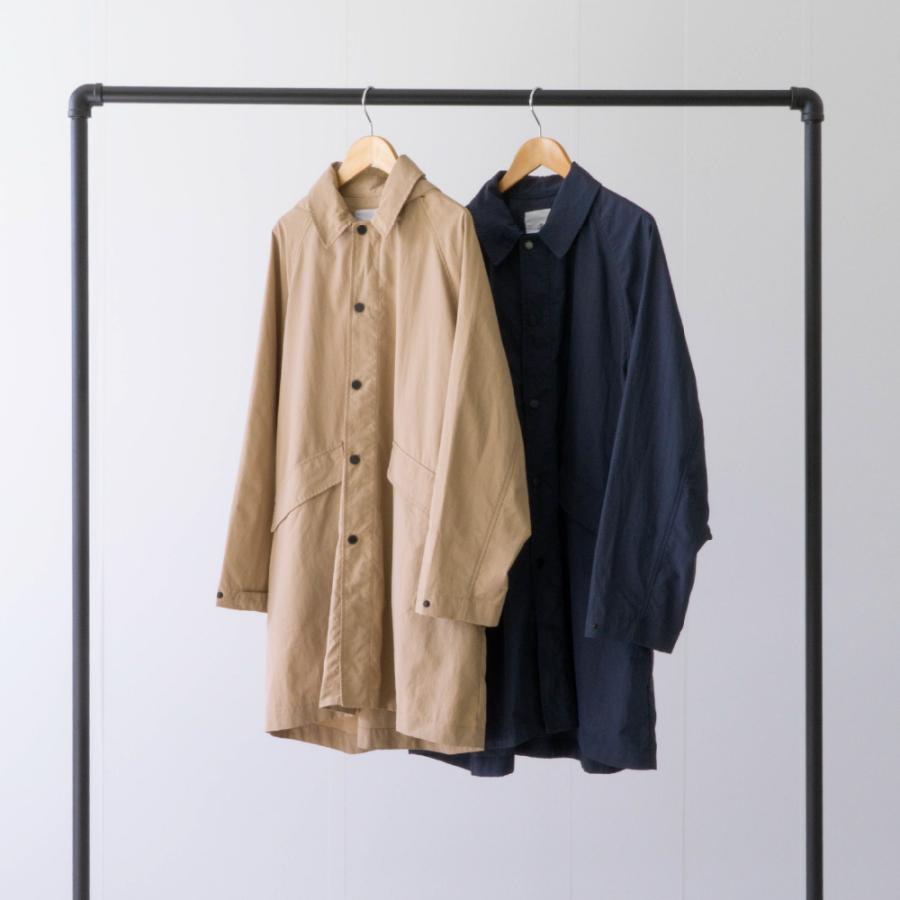 ハーフコート レディース メンズ コート ハーフ丈 撥水 UVカット フード付き 取り外し 軽量 軽い 秋 春 スプリングコート AH-1009 撥水ハーフコート | AME TO HARE | 03