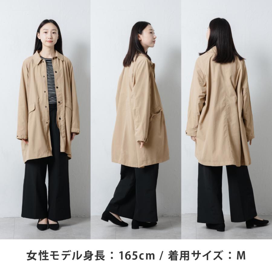 ハーフコート レディース メンズ コート ハーフ丈 撥水 UVカット フード付き 取り外し 軽量 軽い 秋 春 スプリングコート AH-1009 撥水ハーフコート | AME TO HARE | 10