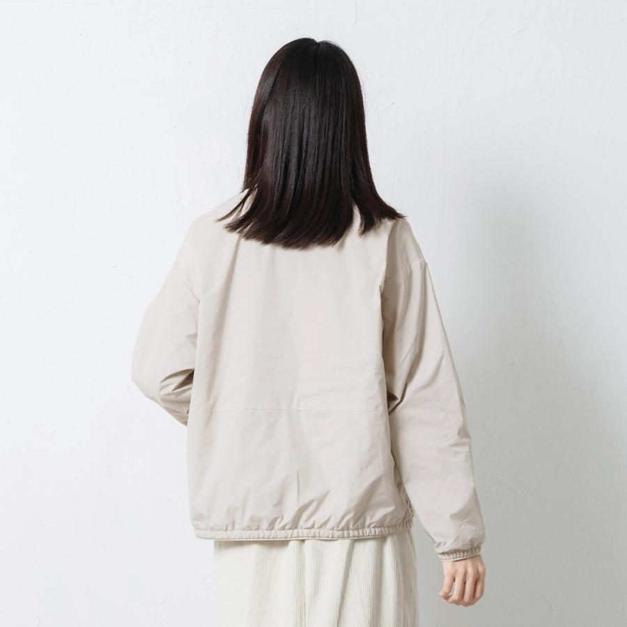 インナーダウン レディース カーディガン ジャンパー アウター 軽量 薄手 ノーカラー ジャケット コート 秋 冬 ボタン AH-1011 ノーカラーウォームジャケットW | AME TO HARE | 19