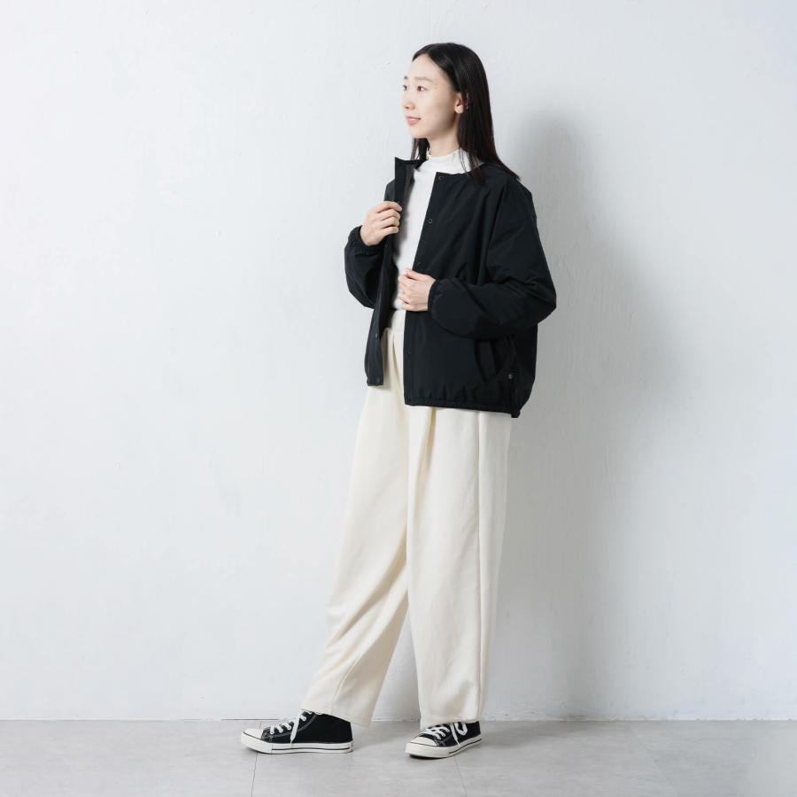 インナーダウン レディース カーディガン ジャンパー アウター 軽量 薄手 ノーカラー ジャケット コート 秋 冬 ボタン AH-1011 ノーカラーウォームジャケットW | AME TO HARE | 10