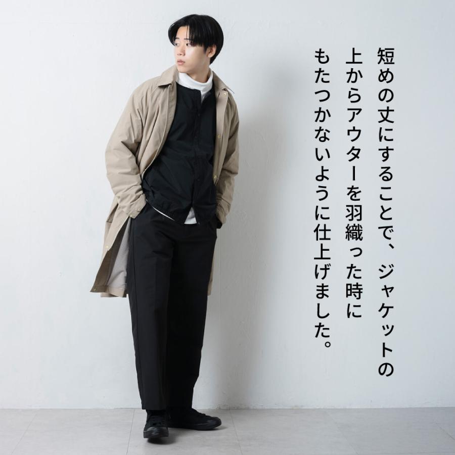 インナーダウン メンズ カーディガン ジャンパー アウター 軽量 薄手 ノーカラー ジャケット コート 秋 冬 ボタン AH-1012 ノーカラーウォームジャケットM | AME TO HARE | 11