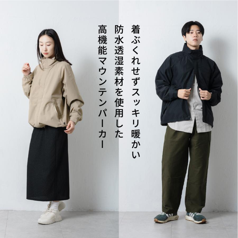 マウンテンパーカー メンズ レディース 冬 秋 裏起毛 あったかい 暖かい 防水 防風 フード フード付き スタンドカラー 保温 AH-1015 ウォームマウンテンパーカー | カジメイク | 14