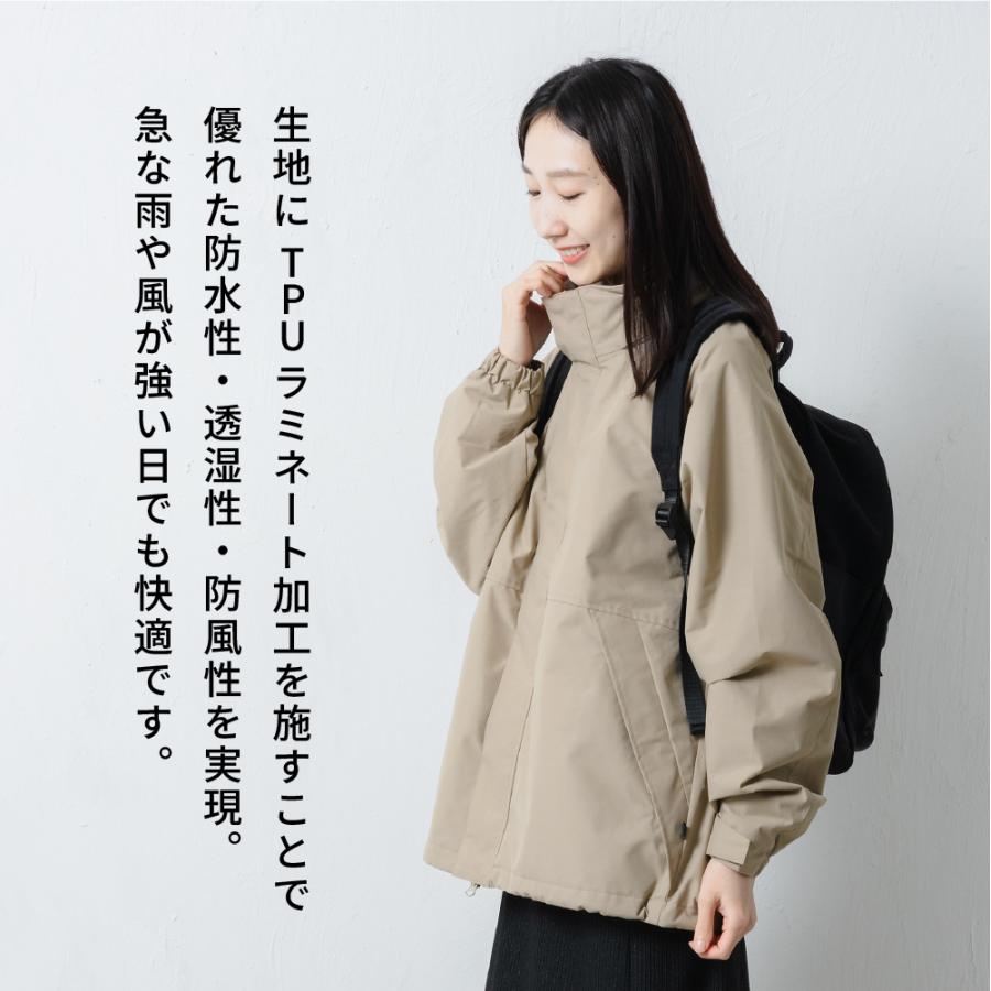 マウンテンパーカー メンズ レディース 冬 秋 裏起毛 あったかい 暖かい 防水 防風 フード フード付き スタンドカラー 保温 AH-1015 ウォームマウンテンパーカー | カジメイク | 17