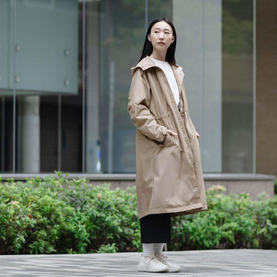 モッズコート 裏ボア レディース 冬 防寒 防水 コート レディース アウター ロング 冬 フード付き 防風 裏起毛 レインコート AH-1016 ウォームフーデットコート | カジメイク | 04