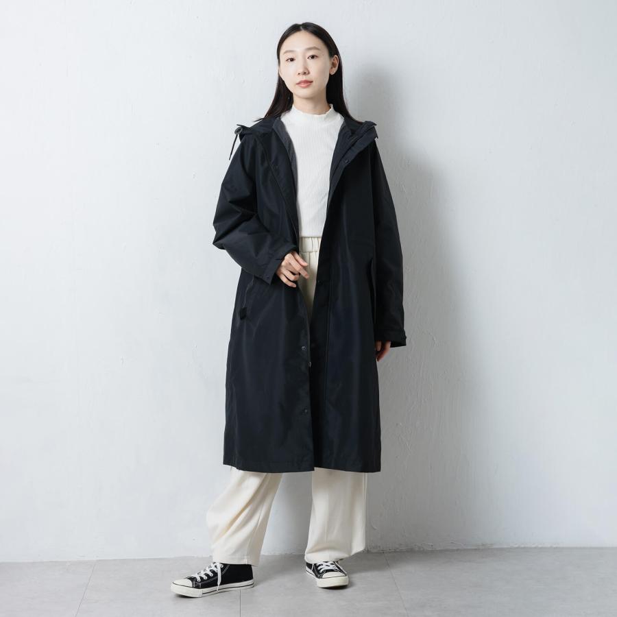 モッズコート 裏ボア レディース 冬 防寒 防水 コート レディース アウター ロング 冬 フード付き 防風 裏起毛 レインコート AH-1016 ウォームフーデットコート | カジメイク | 07