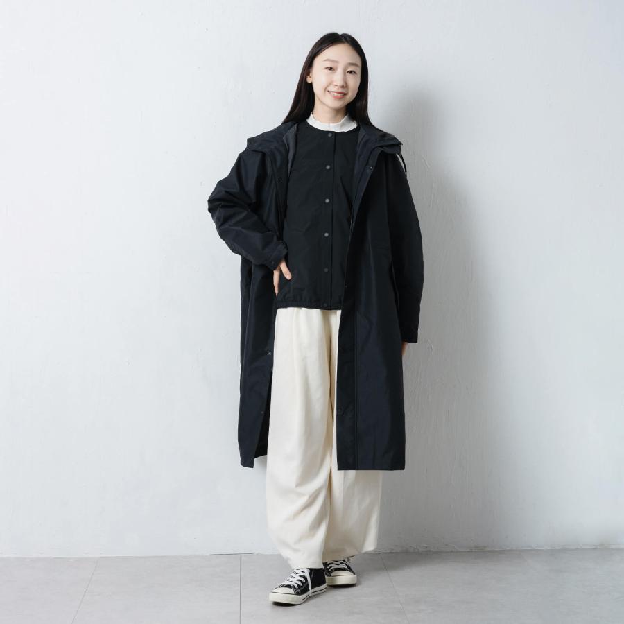 モッズコート 裏ボア レディース 冬 防寒 防水 コート レディース アウター ロング 冬 フード付き 防風 裏起毛 レインコート AH-1016 ウォームフーデットコート | カジメイク | 08