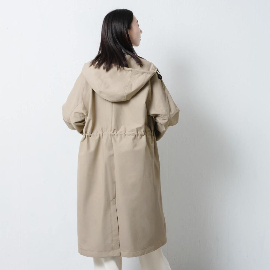 モッズコート 裏ボア レディース 冬 防寒 防水 コート レディース アウター ロング 冬 フード付き 防風 裏起毛 レインコート AH-1016 ウォームフーデットコート | カジメイク | 11