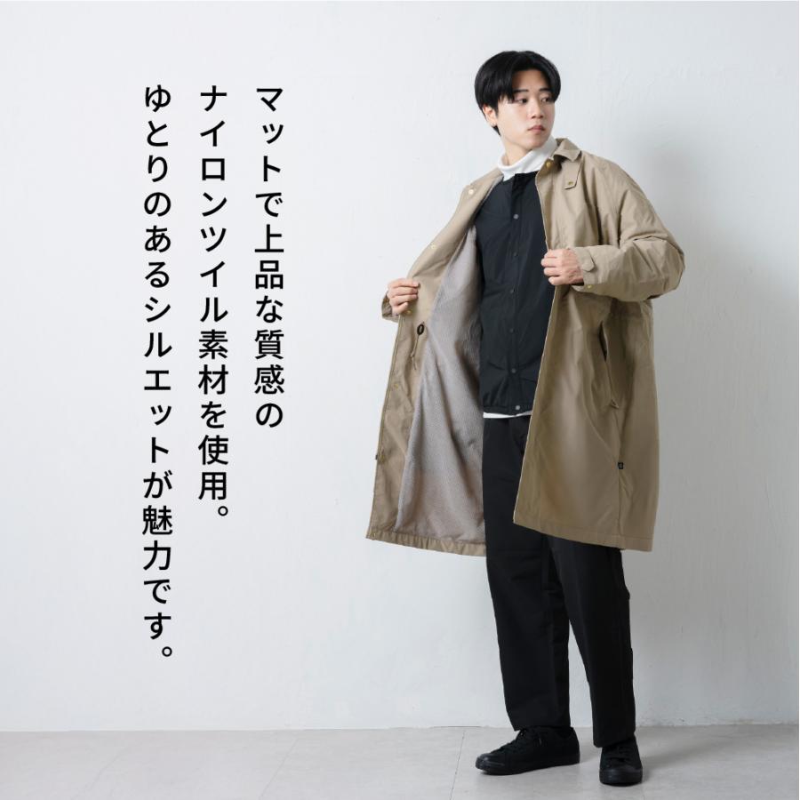 ステンカラーコート メンズ 冬 防寒 防水 コート 防水コート アウター 秋冬 防風 裏起毛 雨 雪 暖かい ビジネス カジュアル AH-1017 ウォームステンカラーコート | カジメイク | 14