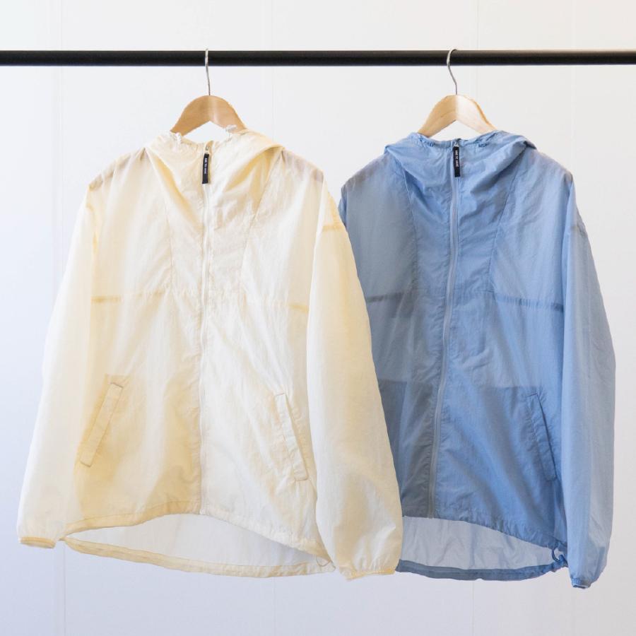 パーカー レディース シアー 撥水 花粉防止 パッカブル 持ち運び 軽量 春 夏 秋 マウンテンパーカー 透け感 おしゃれ パッカブルシアーパーカー AH-1018 | AME TO HARE | 03