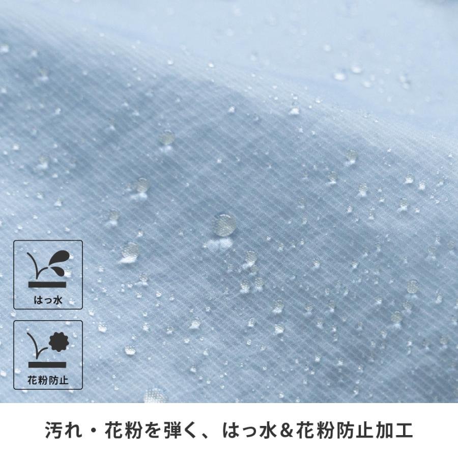 パーカー レディース シアー 撥水 花粉防止 パッカブル 持ち運び 軽量 春 夏 秋 マウンテンパーカー 透け感 おしゃれ パッカブルシアーパーカー AH-1018 | AME TO HARE | 04