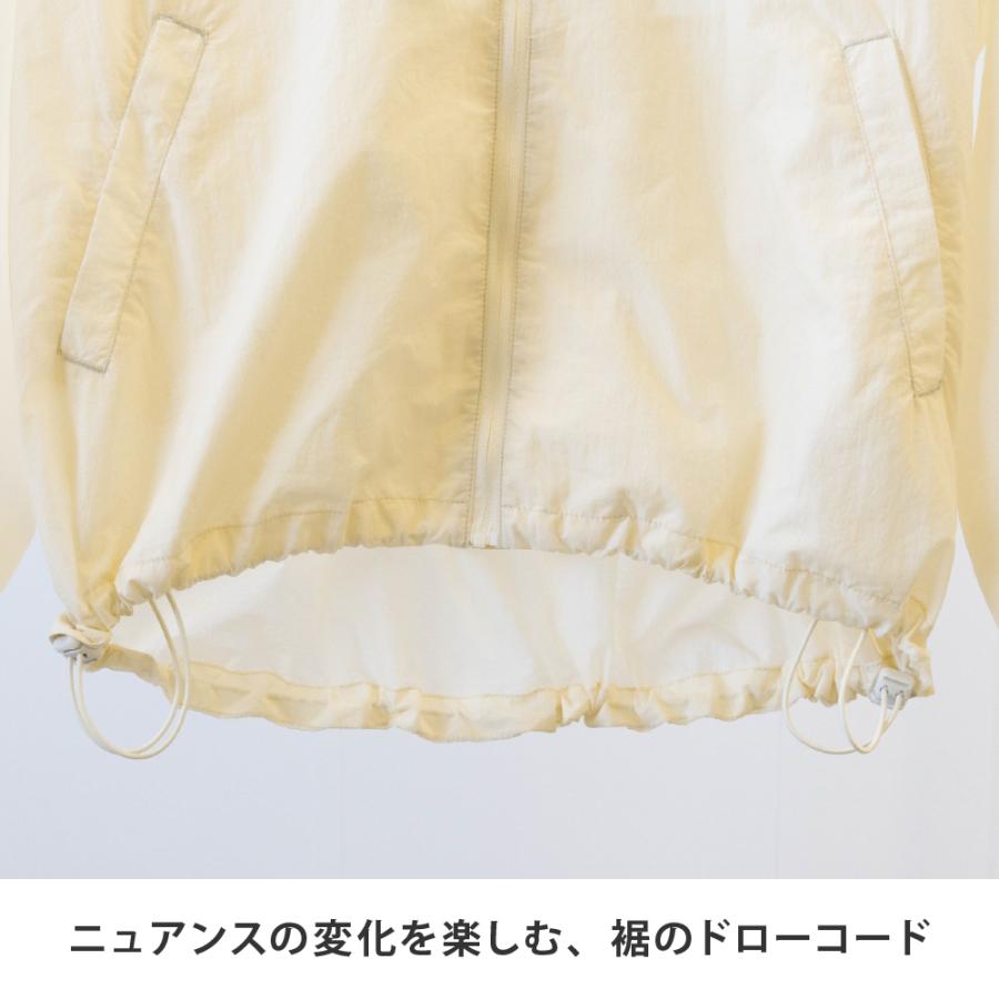 パーカー レディース シアー 撥水 花粉防止 パッカブル 持ち運び 軽量 春 夏 秋 マウンテンパーカー 透け感 おしゃれ パッカブルシアーパーカー AH-1018 | AME TO HARE | 06