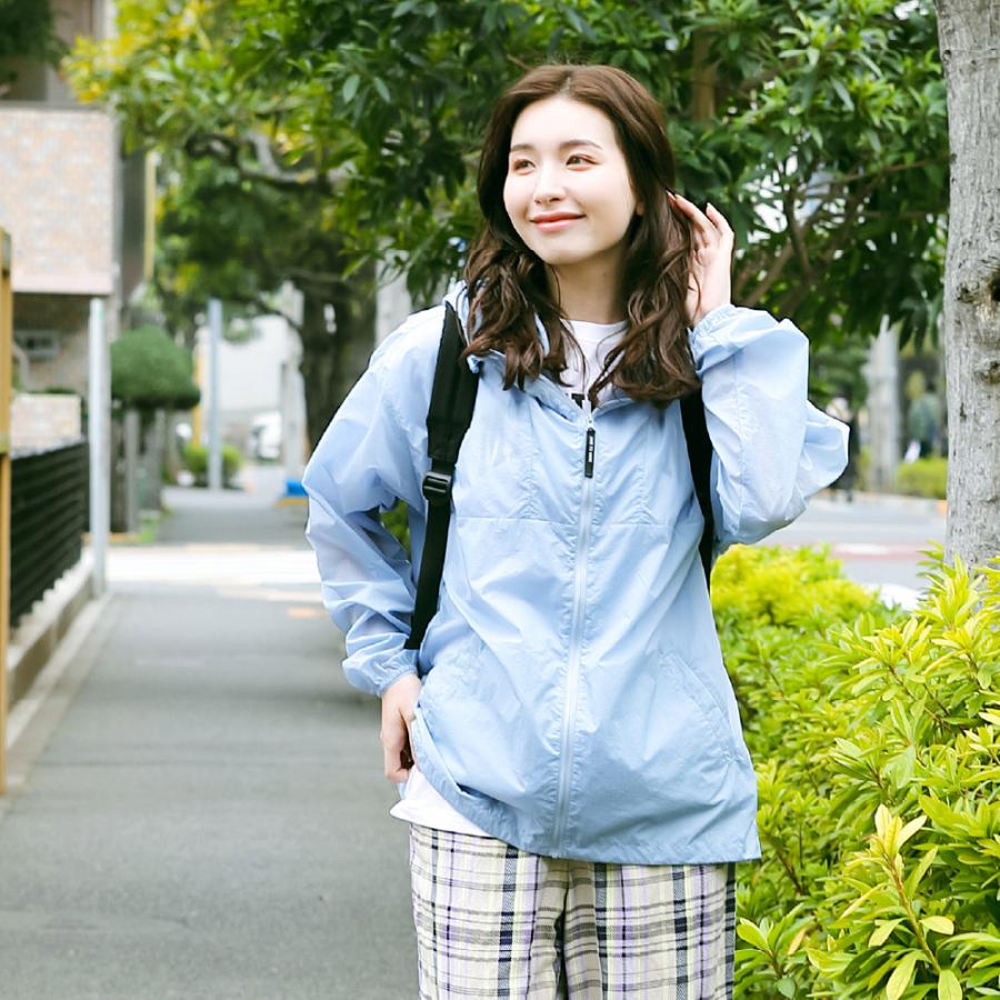 パーカー レディース シアー 撥水 花粉防止 パッカブル 持ち運び 軽量 春 夏 秋 マウンテンパーカー 透け感 おしゃれ パッカブルシアーパーカー AH-1018 | AME TO HARE | 10