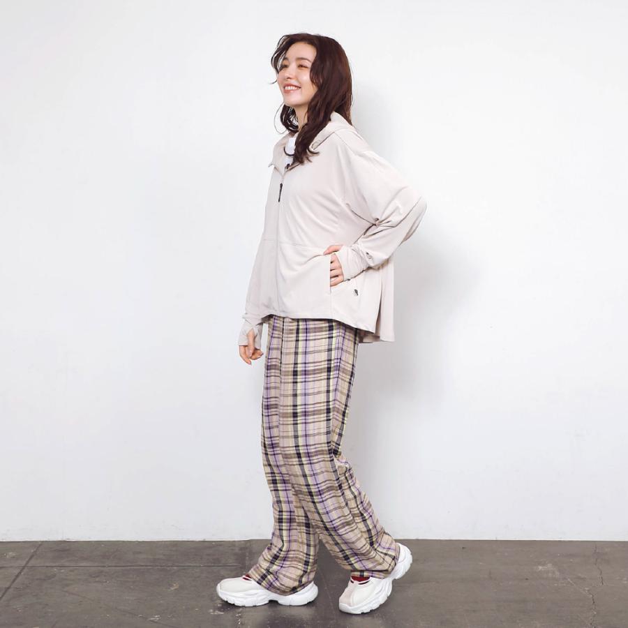 UVパーカー レディース 接触冷感 UVカット UPF50+ 吸水速乾 バックフリル パーカー 指穴 サムホール きれいめ 薄手 涼しい 長袖 ドライタッチUVパーカー AH-1020 | AME TO HARE | 14