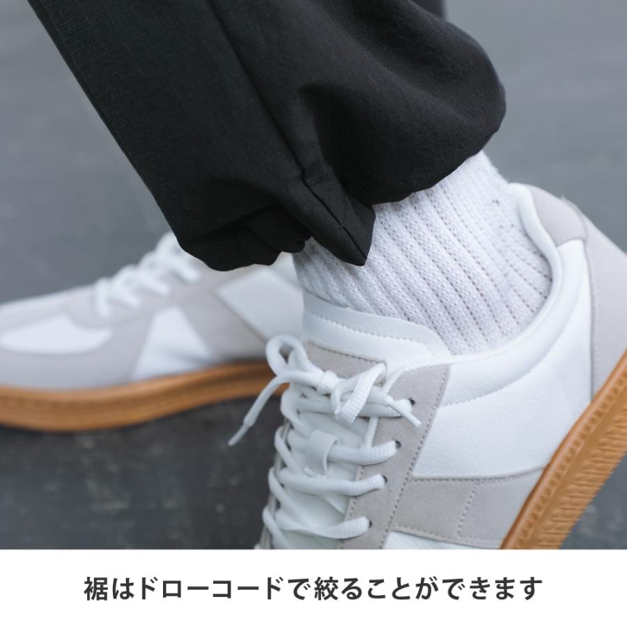 カーゴパンツ メンズ 夏用  涼しい ゆったり ワイド ズボン ボトムス ストレッチ ブラック 黒 セットアップ対応 無地 ドライタッチエアーカーゴパンツ AH-1022 | AME TO HARE | 06