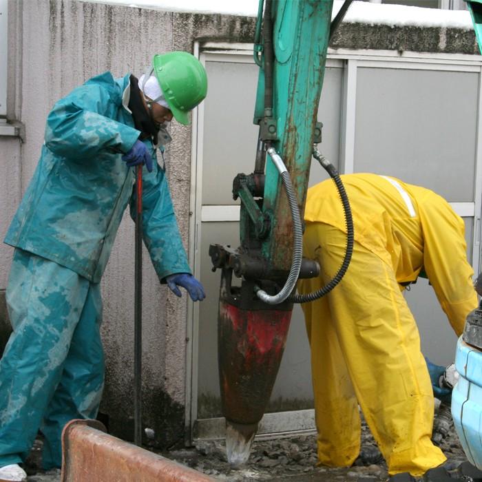 カッパ 雨具 作業用 レインウエア 上下別売 仕事 レインジャケット メンズ ヘルメット用 上着 合羽 現場 作業 匠EXジャケット 1010 | カジメイク | 09