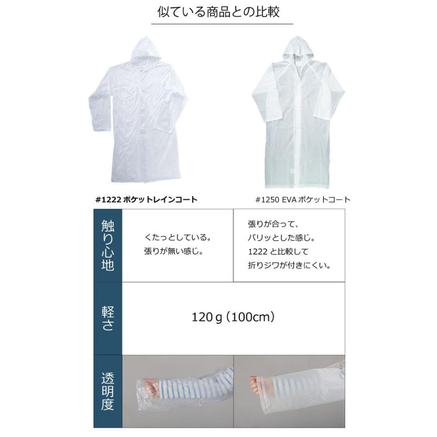 レインコート メンズ カッパ 雨具 安い 大人用 子供用 キッズ ジュニア レディース 防水 PVC フェス アウトドア ポケットレインコート 1222 | カジメイク | 09