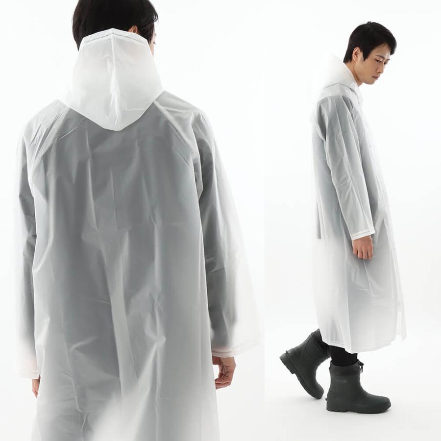 カッパ 雨具 レインコート 安い 合羽 カッパ レインウェア EVA 夏フェス 使い捨て 災害用 防災 旅行 コンパクト EVAポケットコート 1250 | カジメイク | 06