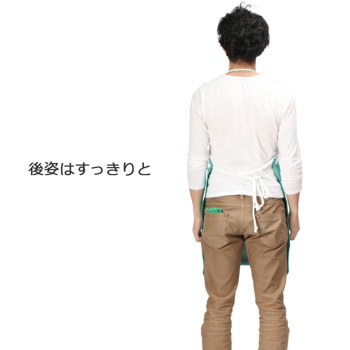 防水 エプロン メンズ レディース 男女兼用 前掛け 防水 抗菌 防臭 洗車 水撒き 水産加工 調理 魚 高圧洗浄 業務用 レザー前掛 1920 | カジメイク | 08