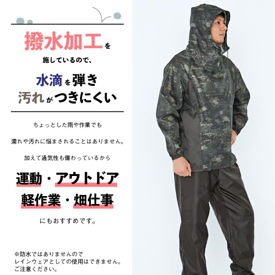 ヤッケ 作業 柄 涼しい ベンチレーション メンズ レディース 作業 農業 農作業 作業服 作業着 Air-one快適ヤッケ 2271 ポイント消化｜workerbee｜14