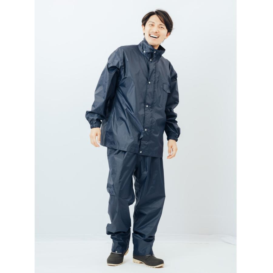 カジメイク レインウェア メンズ 上下 セット レインスーツ バイク