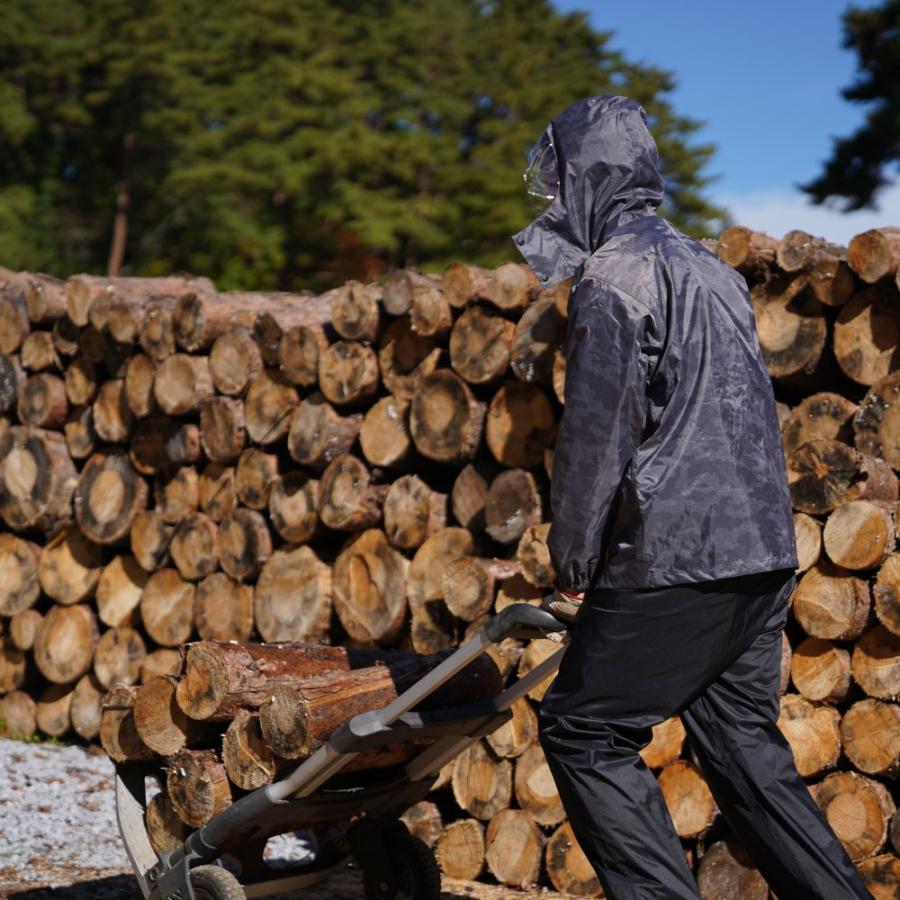 レインウェア メンズ 上下 レインスーツ 通勤 通学 レインコート カッパ 合羽 雨具 レディース アウトドア 作業 おしゃれ 3297 ディフェンドレインスーツEX | カジメイク | 15