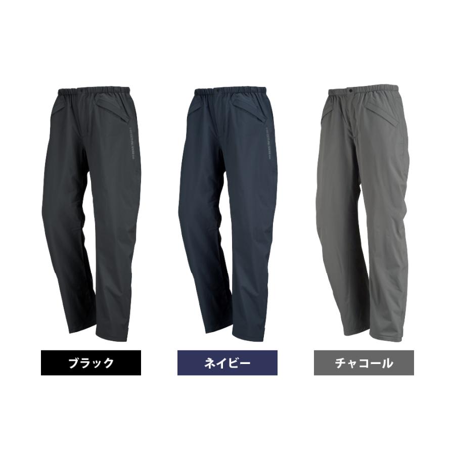 レインパンツ メンズ レディース 裏起毛 保温 防水 防寒パンツ ストレッチ 雨具 合羽 通勤 通学 自転車 アウトドア 5451 全天候ウォームパンツ | カジメイク | 16