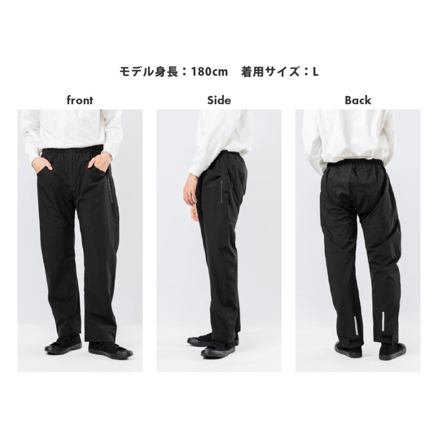 レインパンツ メンズ レディース 裏起毛 保温 防水 防寒パンツ ストレッチ 雨具 合羽 通勤 通学 自転車 アウトドア 5451 全天候ウォームパンツ | カジメイク | 21