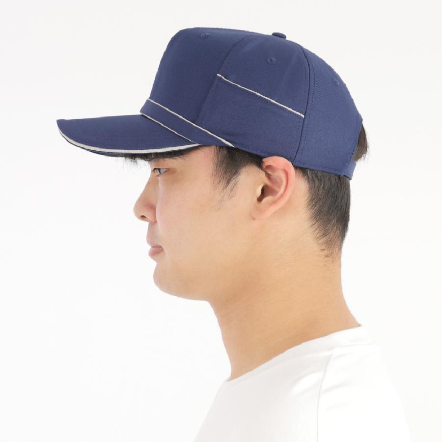 帽子 キャップ 作業 用品 メンズ レディース 男女兼用 フリーサイズ 仕事 配達 作業着 ワーク ワーカー 作業 アジャスター ツバ 散歩 ポリワークキャップ 6510 | カジメイク | 08