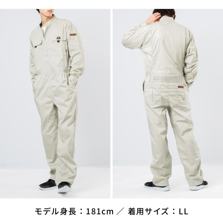 未使用タグ付 KEIMEN カイメン つなぎ オーバーオール XL カーキ Overalls・Tsunagi | KEIMEN