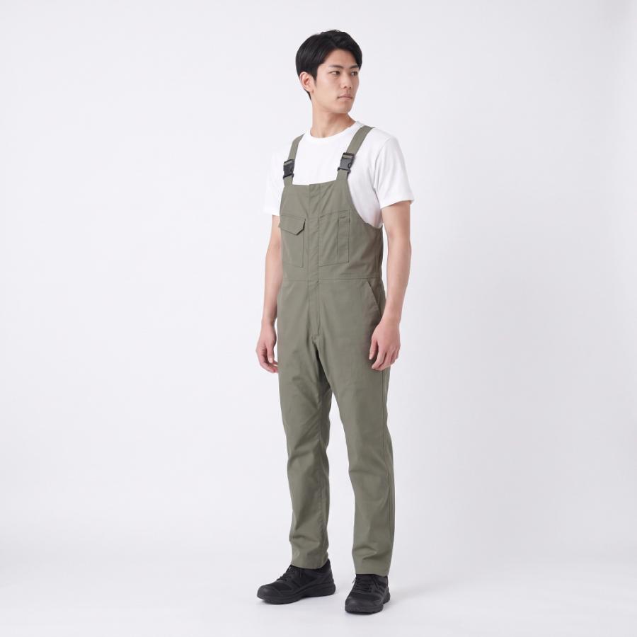 サロペット つなぎ ツナギ メンズ レディース ストレッチ 伸縮 作業 作業服 農業 6787 アクティブストレッチサロペット | カジメイク | 10