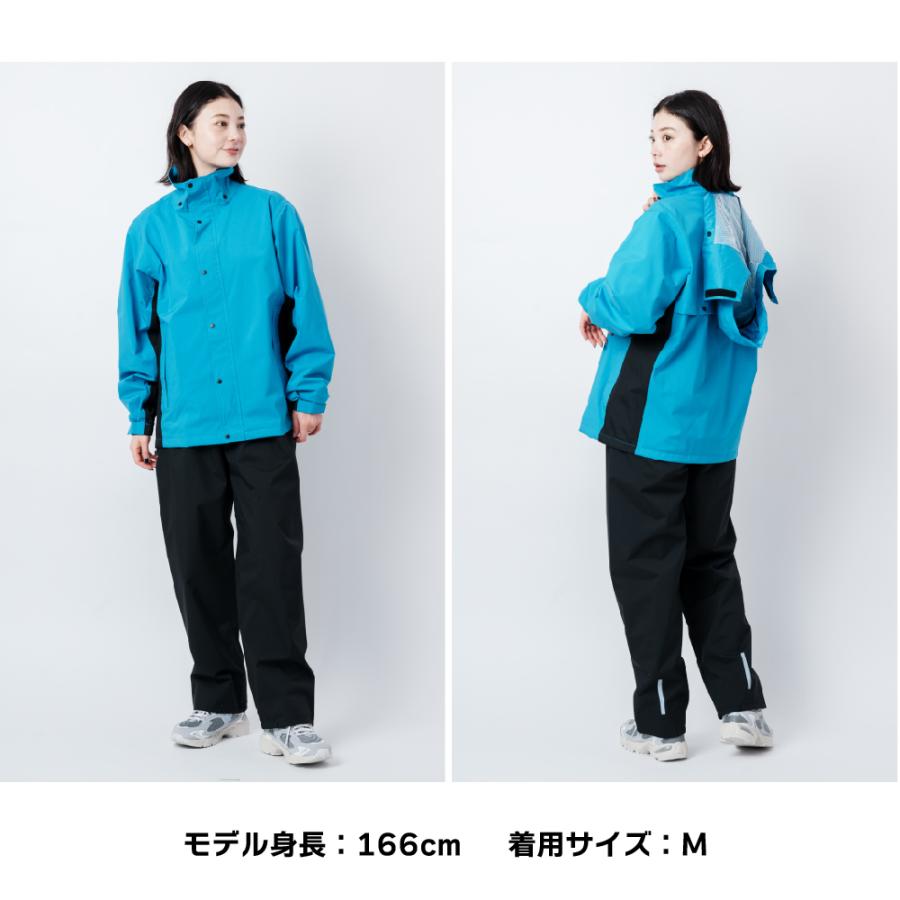 カジメイク レインスーツ メンズ 上下 蒸れにくい ヘルメット