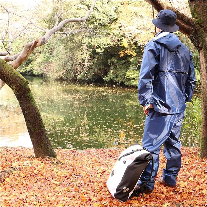 レインウェア メンズ 上下 登山 軽量 透湿 防水 自転車 ゴルフ バイク カッパ 雨具 レディース レインスーツ アドベントレインスーツ 7540 | カジメイク | 13